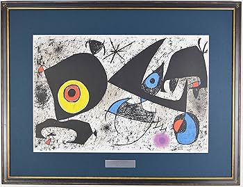 Amazon | ジョアン ミロ『ジョアン・ミロへのオマージュ』絵画